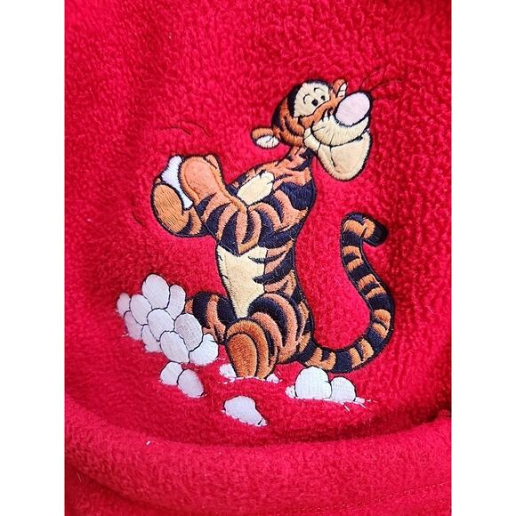 Vntg. Disney Store Pooh Bear Shawl Collar Fleece Jacket - Picture 5 of 11
